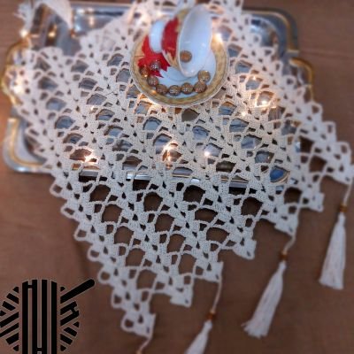 مفرش كروشيه 