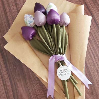 باقة زهور توليب