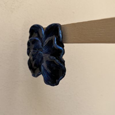 Blue rose earrings 💙