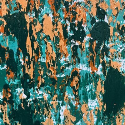 أشجار عملاقة - لوحة تجريدية