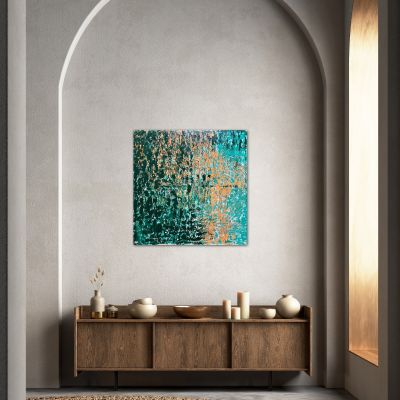 أشجار عملاقة - لوحة تجريدية