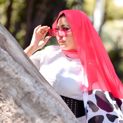 موكا فوشيا💗 شيفون