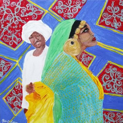 محب النوبة - مجموعة من ٤ لوحات 