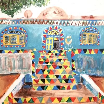 محب النوبة - مجموعة من ٤ لوحات 