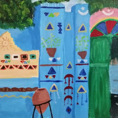 محب النوبة - مجموعة من ٤ لوحات 