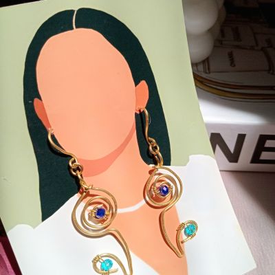 حلق ورده نحاس 