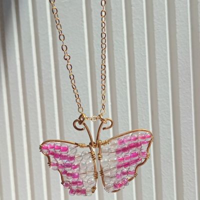 سلسلة نحاس فراشة 