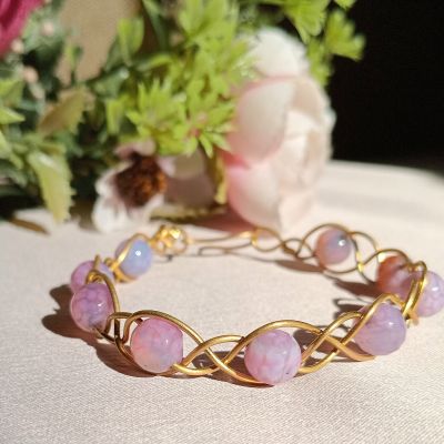 أسورة نحاس بخرز عقيق 