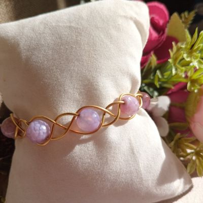 أسورة نحاس بخرز عقيق 