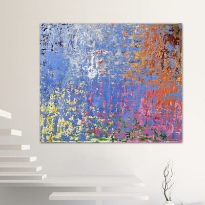 الفصول الاربعة - لوحة تجريدية