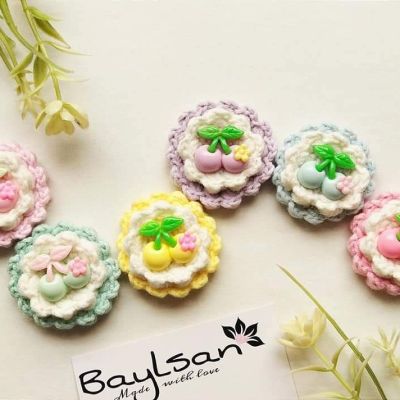 اتنين مشبك.. كرز أكريليك