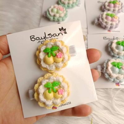 اتنين مشبك.. كرز أكريليك