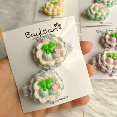 اتنين مشبك.. كرز أكريليك