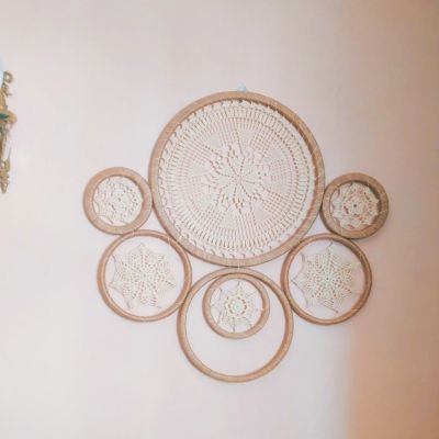 تابلوه (جدارية) بوهو بفن الكروشيه 