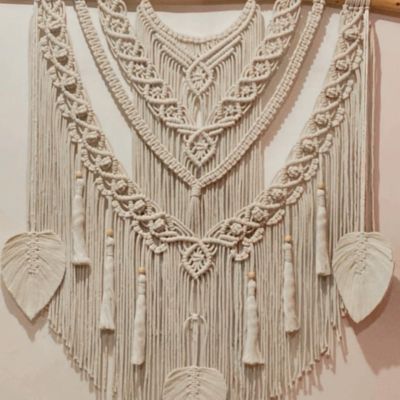 Wall hanging macrame