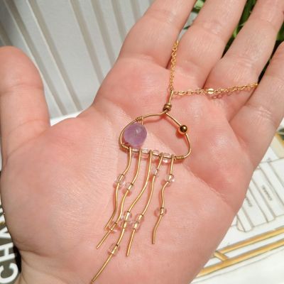 سلسلة نحاس على شكل قنديل البحر 