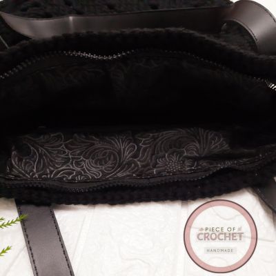 شنطة كروشية مربعة 