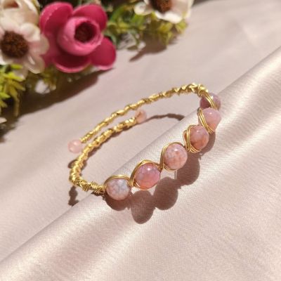 أسورة نحاس بخرز عقيق 