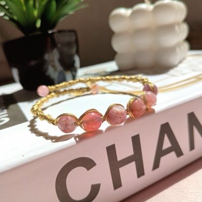 أسورة نحاس بخرز عقيق 