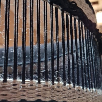 اباجورة ارضية من النول اليدوي 