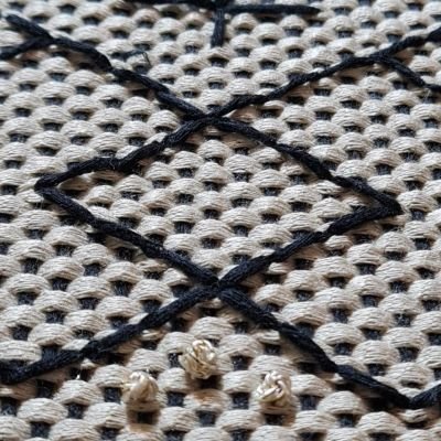 Walldecoration from loom 