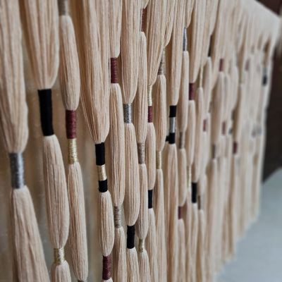 Walldecorations from cotton 