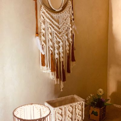 macrame mirror 