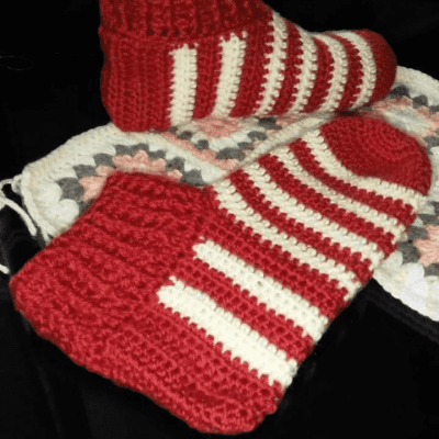 Crochet socks 