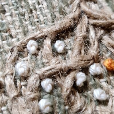 حقيبة من القطن و النول 