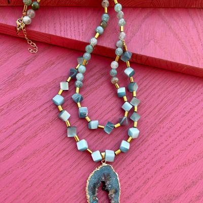 Agate necklace
