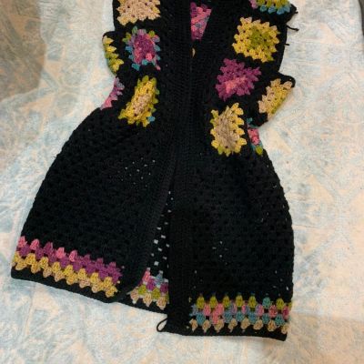 كارديجان اسود بمربعات الجرانى 