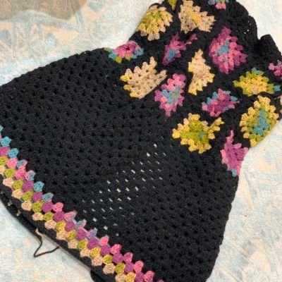 كارديجان اسود بمربعات الجرانى 