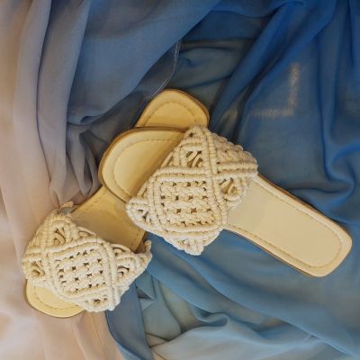 macrame slipper