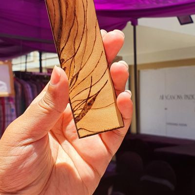 Free-Hand Wood Burning - Wooden Bookmark