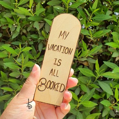 My vacation is all booked! - فاصل كتاب