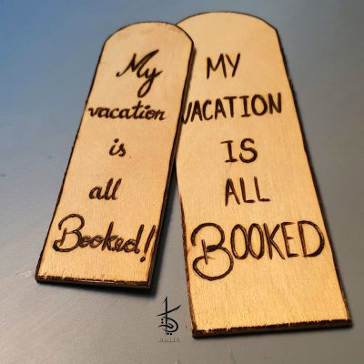 My vacation is all booked! - فاصل كتاب