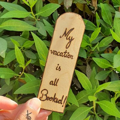 My vacation is all booked! - فاصل كتاب