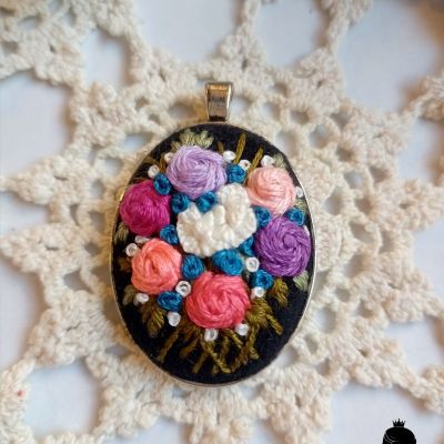 Embroidery Necklace
