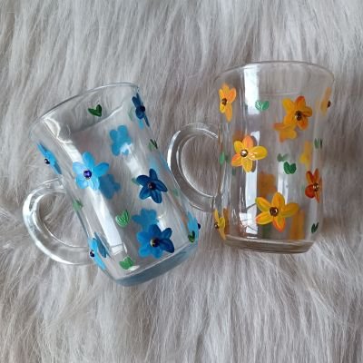 كوبين شاي ورد 