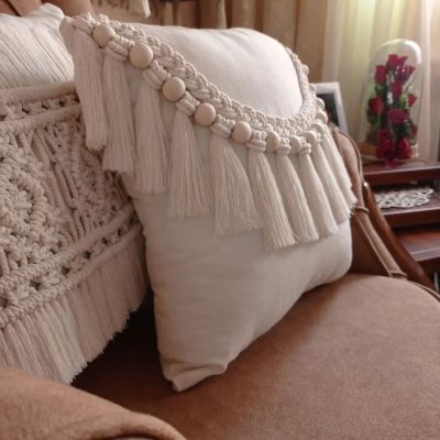 Macrame Pillow Fabric Material