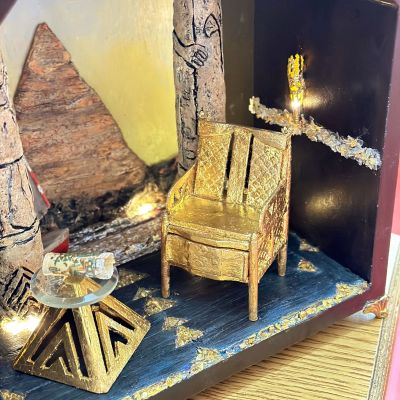 Decor inspired by ancient Egyptian civilization