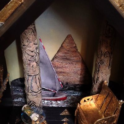 Decor inspired by ancient Egyptian civilization