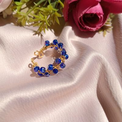 خاتم نحاس مع كريستال 