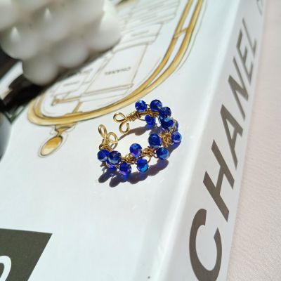 خاتم نحاس مع كريستال 