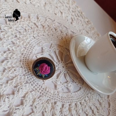 Embroidery Copper Ring 