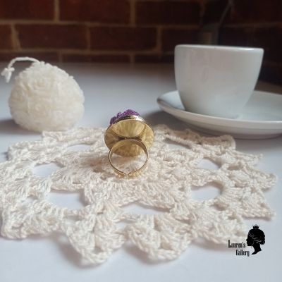 Embroidery Copper Ring 