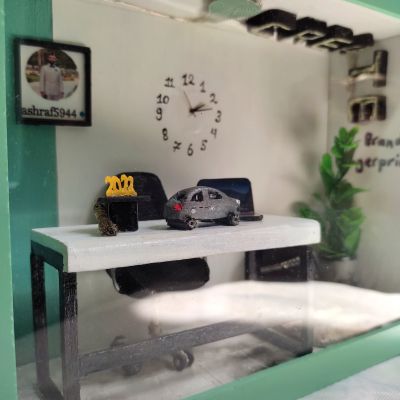 غرفه مصغره من غرفه حقيقه مصنعه بالكامل يدوياً 