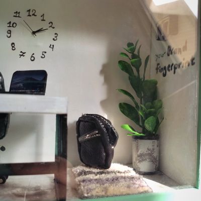 غرفه مصغره من غرفه حقيقه مصنعه بالكامل يدوياً 