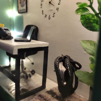 غرفه مصغره من غرفه حقيقه مصنعه بالكامل يدوياً 