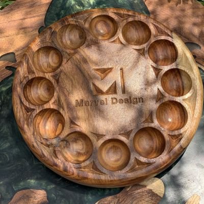 طبق ديكور للبيض